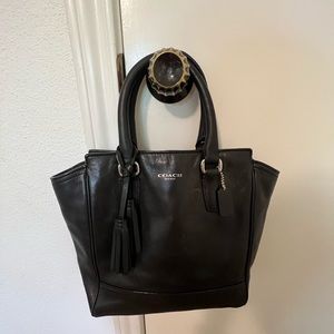 VINTAGE Coach New York Mini Black Handbag